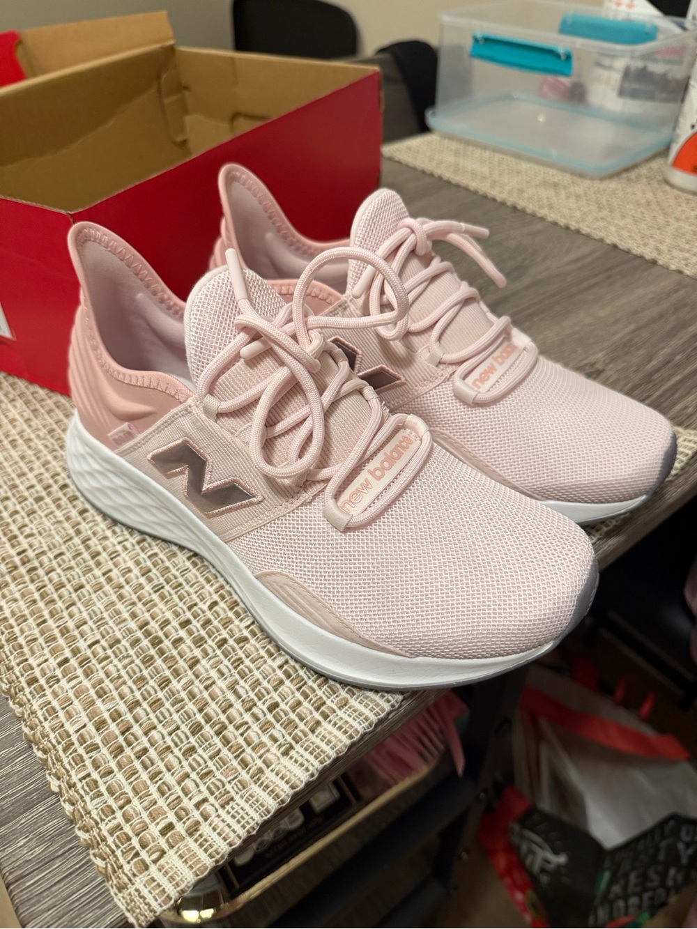 New Balance Women's Light Pink Athletic Sneakers